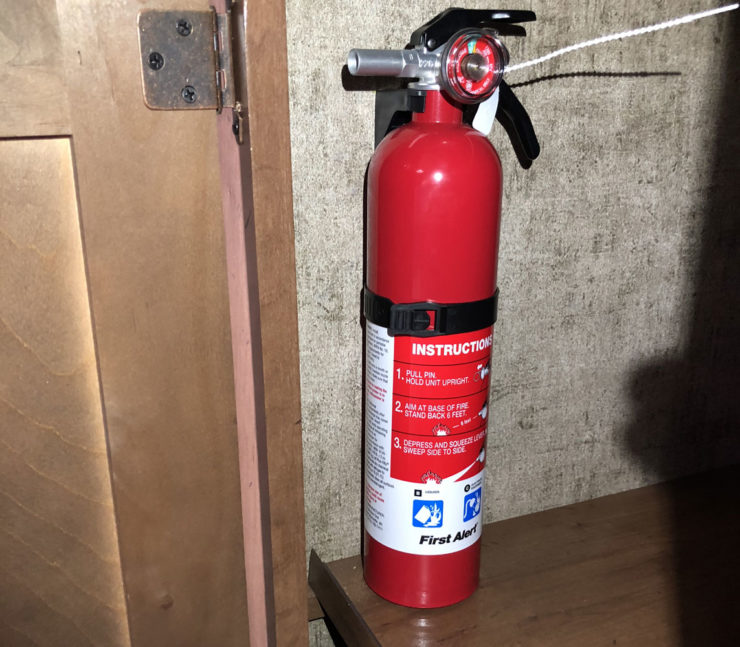 Photo of the second fire extinguisher