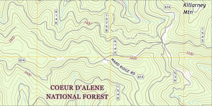 USGS topo map sample image